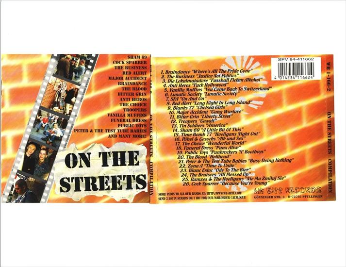 Okładki Gier - V.A. On the Streets - Covers Front  Back.JPG